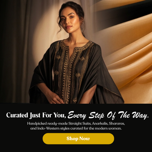 Handpicked ready-made Straight Suits, Anarkalis, Shararas, and Indo-Western styles curated for the modern woman. (2)